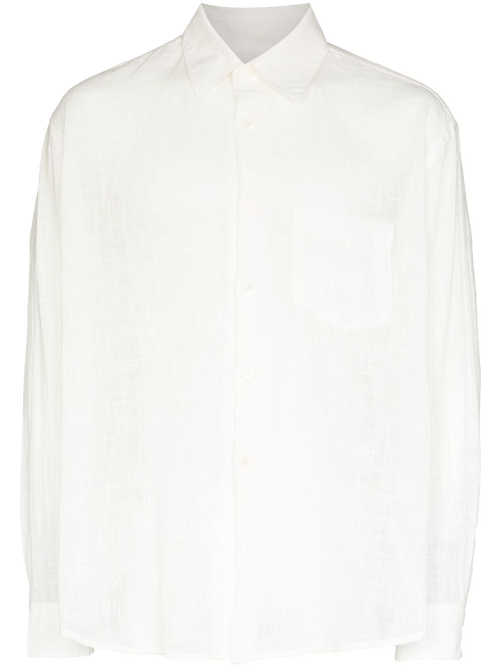 Tシャツ・カットソー OUR LEGACY SS25 COCO SHIRT LINEN (M2222CW OFF WHITE) coco shirt man off white - OUR LEGACY - d — 2